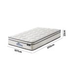 Bedra Boucle King Single Mattress Memory Foam Pocket Spring Euro Top - Image 3