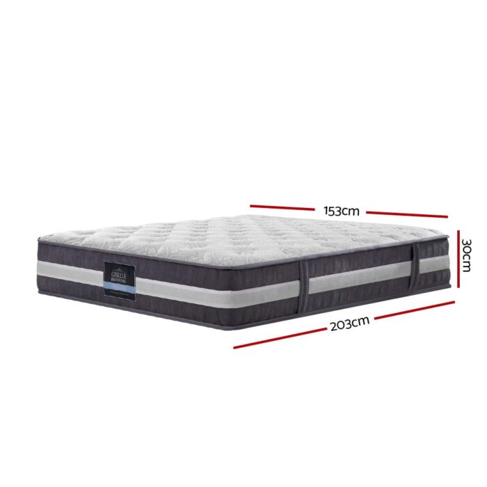Giselle Bedding Queen Mattress Pocket Spring Queen 30cm - Image 3