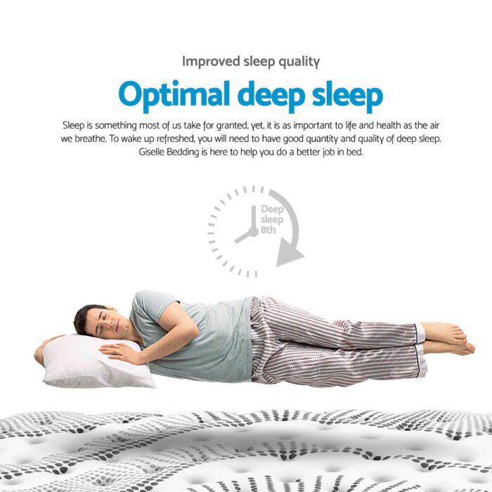 Giselle Bedding 32cm Mattress Euro Top Single - Image 6