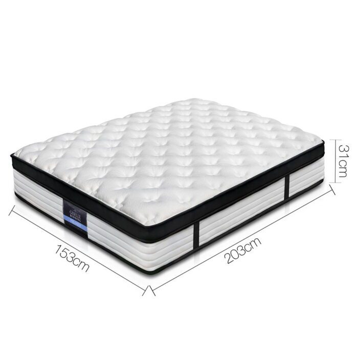 Giselle Bedding 31cm Mattress Euro Top Queen - Image 3