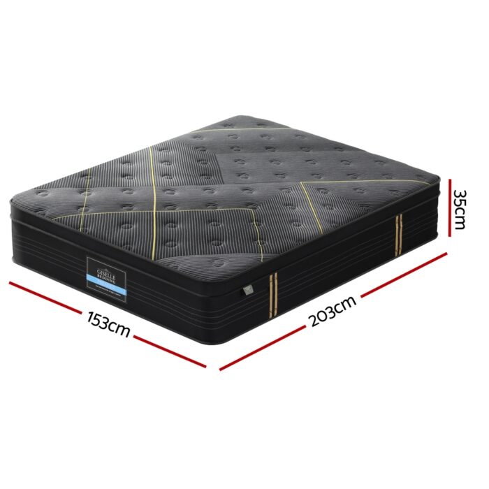 35cm Giselle Mattress Queen Bed Bamboo Pocket Firm Foam - Image 3