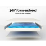 Giselle Bedding 35cm Mattress Bamboo Cover Queen - Image 6