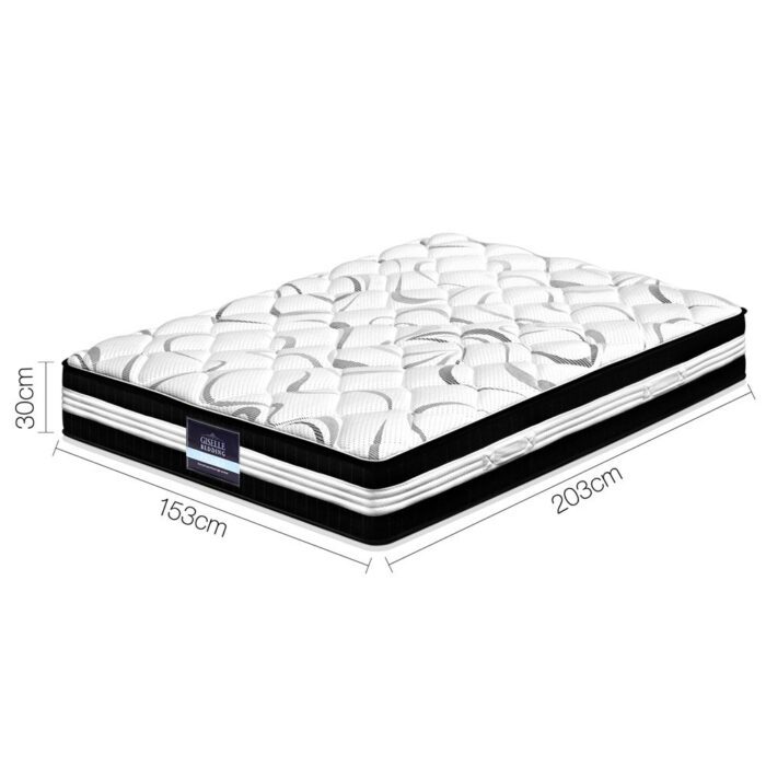 Giselle Bedding 30cm Mattress Medium Firm Queen - Image 3