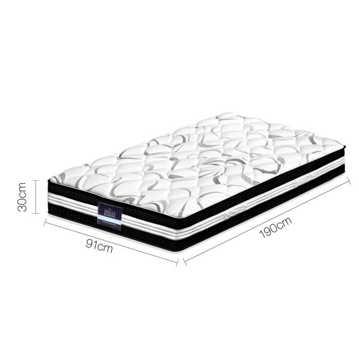 Giselle Bedding 30cm Mattress Medium Firm Single - Image 3