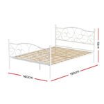 Artiss Bed Frame Double Size Metal Bed Frame GROA - Image 2