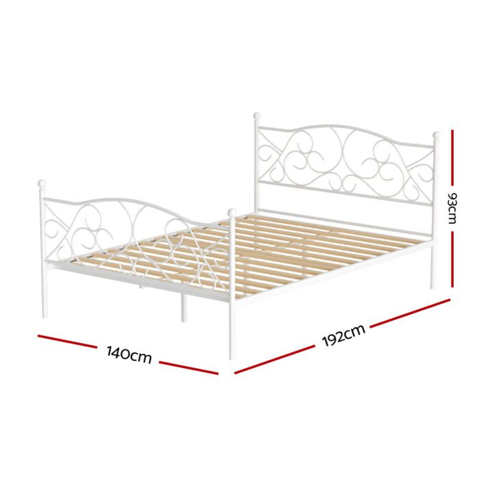 Artiss Bed Frame Double Size Metal Bed Frame GROA - Image 2