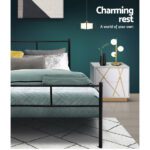 Artiss Bed Frame Double Metal Bed Frame SOL - Image 6