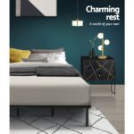 Artiss Bed Frame Queen Size Metal Bed Frame TED - Image 4