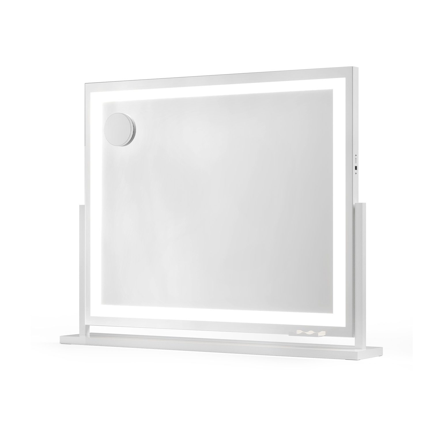 MM-E-FRAME-6580LED-WH-202602061950-00 80x65cm Embellir Makeup Mirror Hollywood Vanity with LED Light White Frame - Image 1