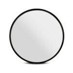 Embellir 2 Wall Mirror Makeup 60cm Home Decor Framed Mirrors Bathroom Round Black - Image 3
