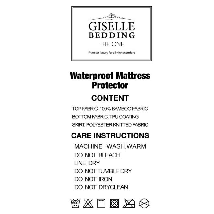 Giselle Bedding Mattress Protector King - Image 6
