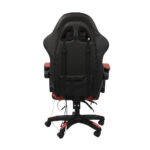 Oikiture Racing Gaming Chair 7 RGB LED 8 Points Massage Black&Red - Image 5