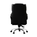 Oikiture Massage Office Chair PU Leather Black - Image 3