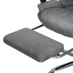 Artiss Executive Office Chair Footrest Grey - Image 3