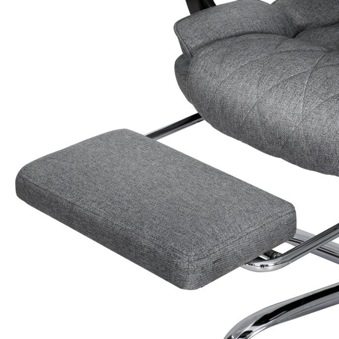 Artiss Executive Office Chair Footrest Grey - Image 3