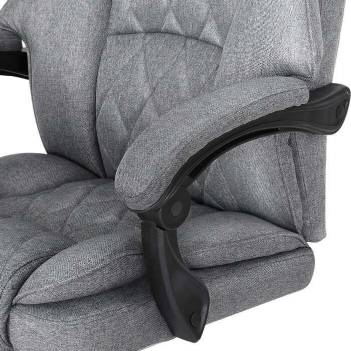 Artiss Executive Office Chair Footrest Grey - Image 4
