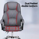 Artiss Executive Office Chair Recliner Grey - Image 5