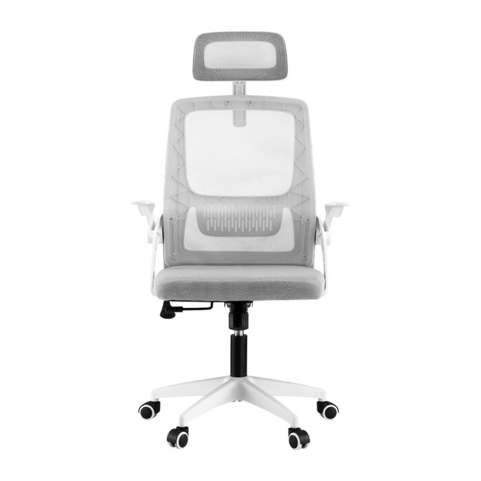 Artiss Ergonomic Office Chair Computer Desk Chairs Headrest Adjustable Grey - Image 3