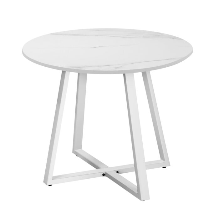 Livsip Outdoor Dining Set 5PCS Round Table Rattan Chair - Image 4