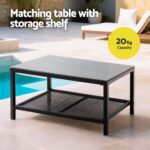 Gardeon 4 Seater Outdoor Sofa Set 4PCS Table Chair Set Garden Patio Furniture - Image 6