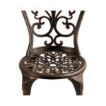 Livsip Outdoor Patio Set Chairs&Table 3PCS Bronze - Image 7