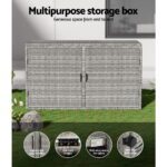 Gardeon Outdoor Storage Cabinet Box Deck Wicker Shelf Chest Garden Shed Tools - Image 6