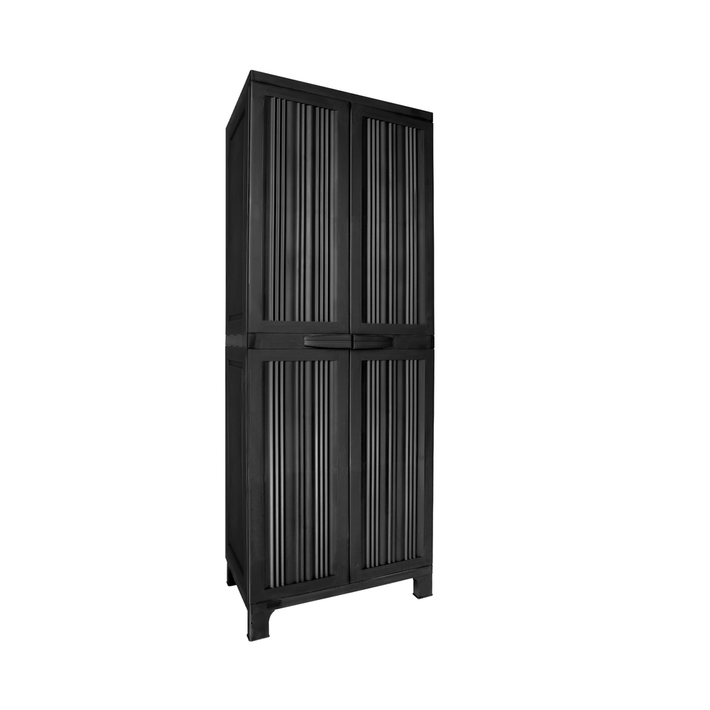 OSC-TALL-CLS-BK-01 Livsip Outdoor Storage Cabinet Adjustable Lockable Tall Black - Image 1