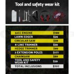 Giantz Pole Chainsaw 2 Stroke Petrol Hedge Trimmer Tree Pruner 7 In 1 - Image 6