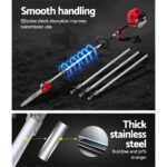 Giantz 62CC Pole Chainsaw Hedge Trimmer 12in Chain Saw 5.6m Long Reach Red - Image 4