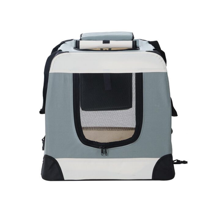 i.Pet Pet Carrier Soft Crate Dog Cat Travel 70x52CM Portable Foldable Car Large - Image 4