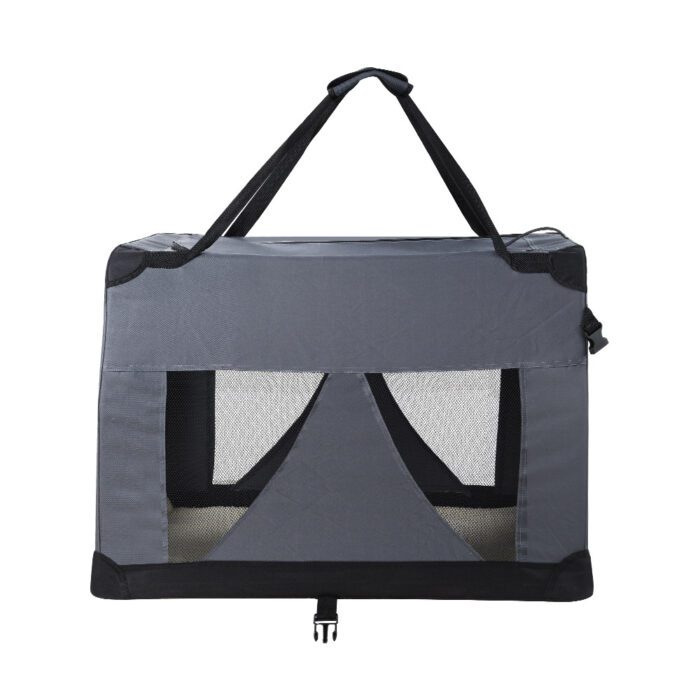 i.Pet Pet Carrier Soft Crate Dog Cat Travel 60x42CM Portable Foldable Car M - Image 3