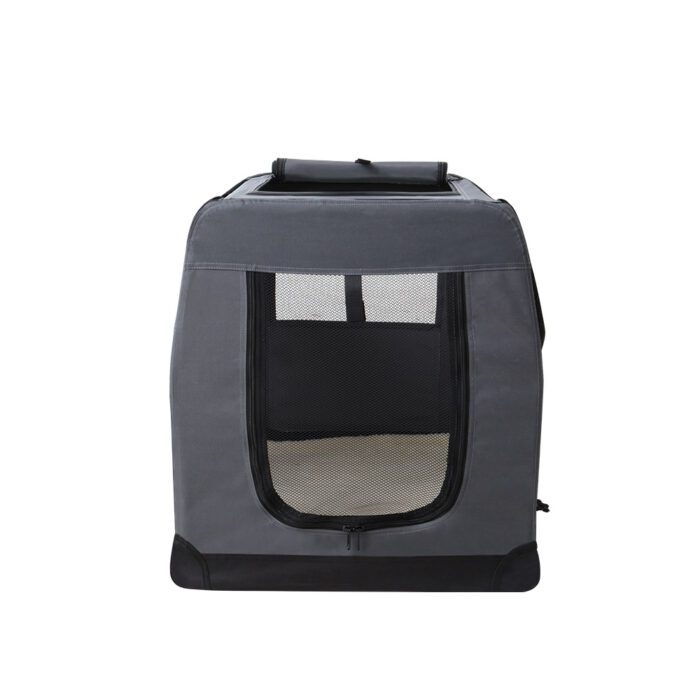 i.Pet Pet Carrier Soft Crate Dog Cat Travel 60x42CM Portable Foldable Car M - Image 4