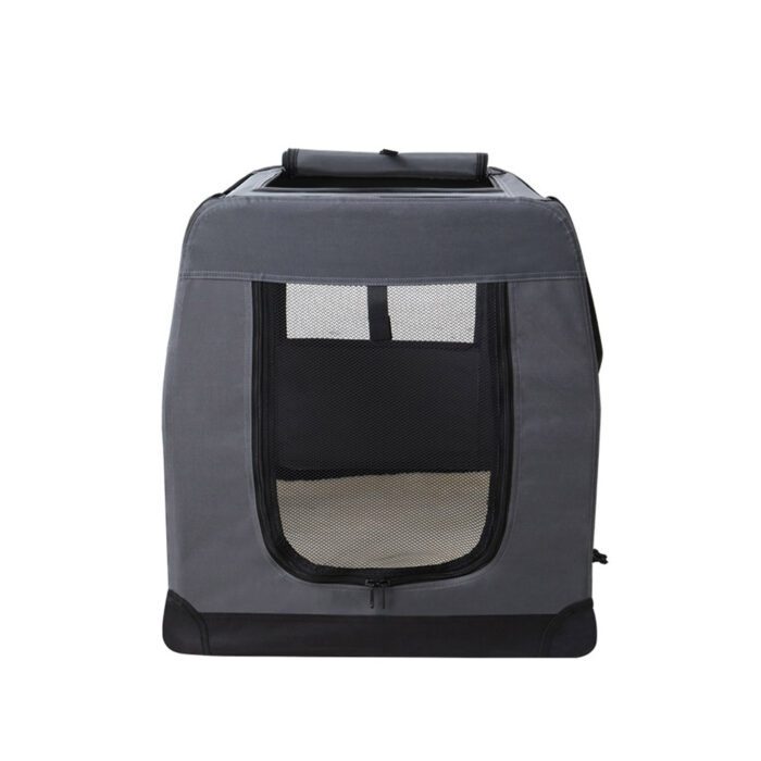 i.Pet Pet Carrier Soft Crate Dog Cat Travel 82x58CM Portable Foldable Car XL - Image 4