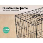 i.Pet 24" Dog Cage Crate Kennel 3 Doors - Image 3
