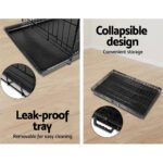 i.Pet 24" Dog Cage Crate Kennel 3 Doors - Image 5