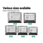 i.Pet 24" Dog Cage Crate Kennel 3 Doors - Image 6