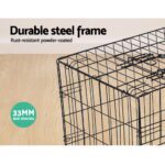 i.Pet 36" Dog Cage Crate Kennel 3 Doors - Image 4