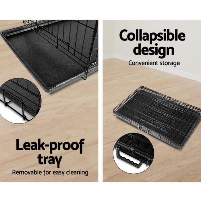 i.Pet 36" Dog Cage Crate Kennel 3 Doors - Image 6