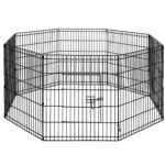 i.Pet 30" 8 Panel Dog Playpen Pet Fence Exercise Cage Enclosure Play Pen