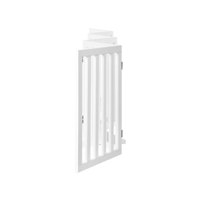 Alopet Wooden Pet Gate Dog Fence 6 Panels - Image 4