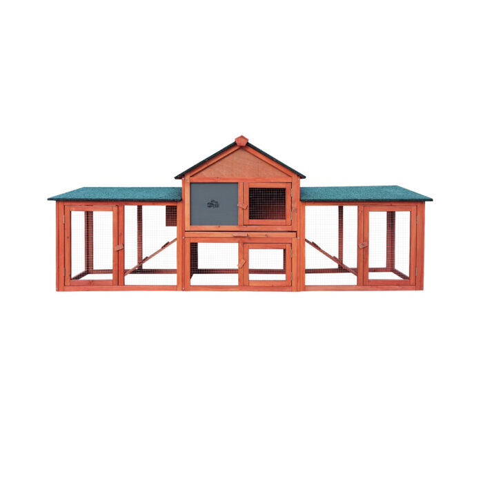 Alopet Rabbit Hutch Spacious Wooden Outdoor Pet Hutch - Image 4