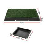 i.Pet Pet Training Pad Dog Potty Toilet Large Portable With Tray Grass 2 Mats - Image 2