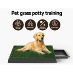 i.Pet Pet Training Pad Dog Potty Toilet Large Portable With Tray Grass 2 Mats - Image 4