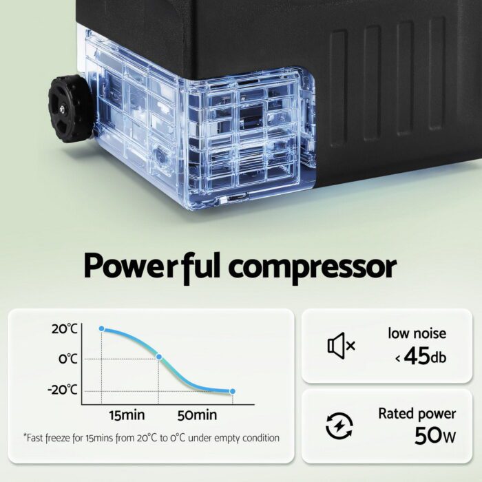 Portable Fridge 30L Bar Fridges Camping Freezer 12V/24V/240V - Image 5