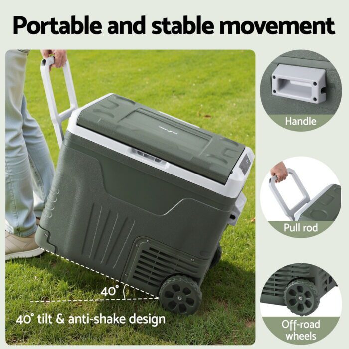 Portable Fridge 50L Camping Bar Fridges Freezer 12V/24V/240V - Image 6