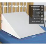 Giselle Bedding Wedge Pillow White - Image 2