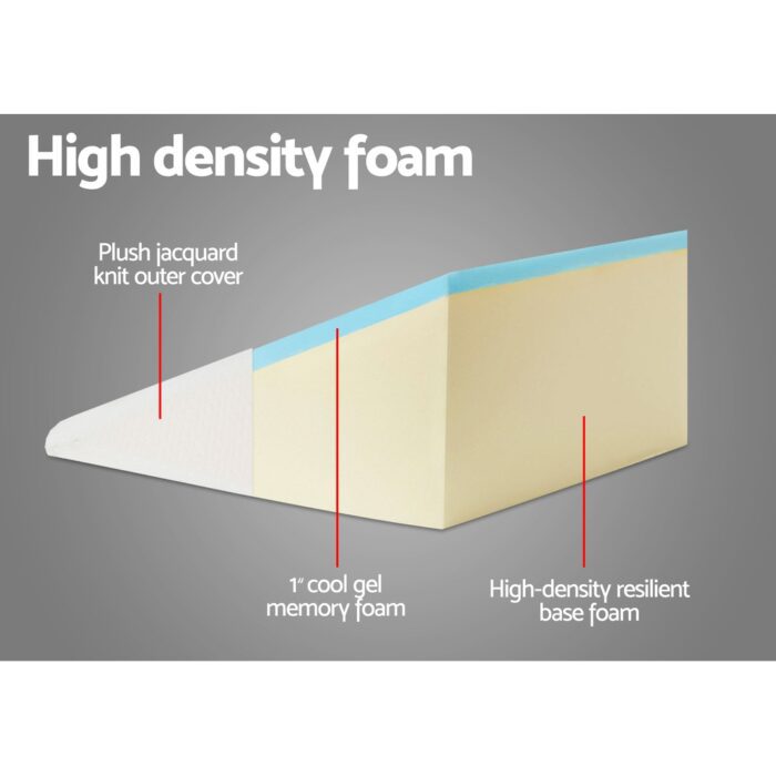 Giselle Bedding Wedge Pillow White - Image 4