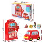 Keezi Kids Gas Petrol Station Pumper Pretend Play Toys Car Music Card Playset - Image 2