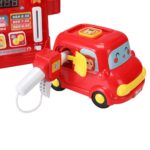 Keezi Kids Gas Petrol Station Pumper Pretend Play Toys Car Music Card Playset - Image 4