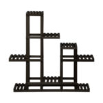 Livsip Plant Stand 6 Tiers Wooden Shelving Black - Image 7